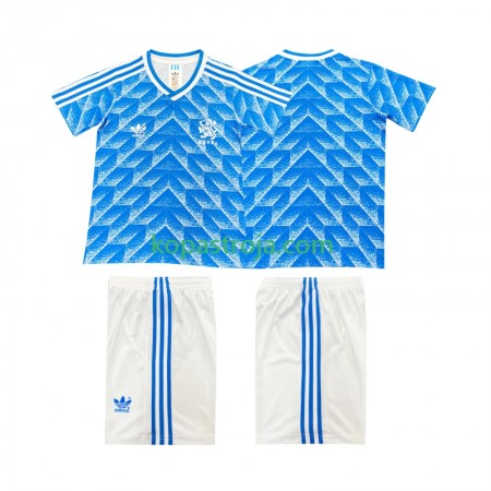 Billiga Fotbollströjor Nederländerna Retro Barn Borta tröja 1988 Kortärmad